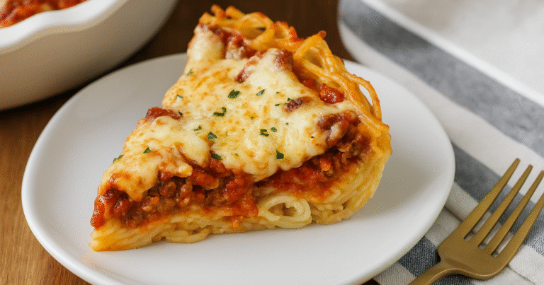 spaghetti pie recipe