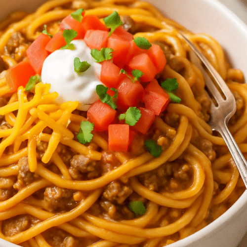 taco spaghetti recipe