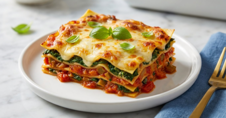 Comforting Vegetarian Lasagna Recipe (Easy & Flavor-Packed) Vegetarian Lasagna Recipe